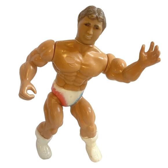Rare AWA Remco Wrestler Jim Brunzell Vintage 1985 Figure Wrestling Action Figure - Picture 1 of 9